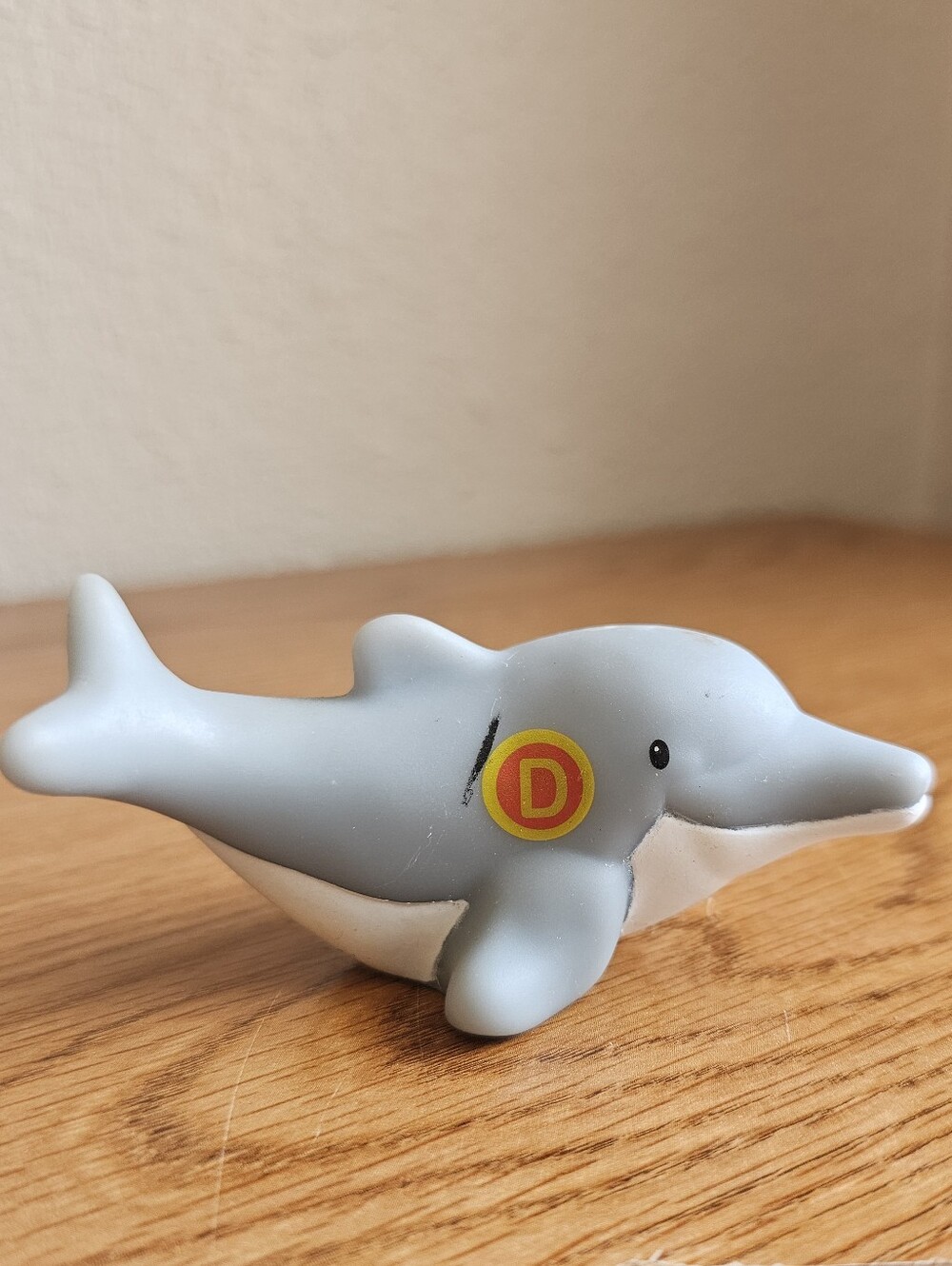 4/$10 Fisher Price Little People Dolphin D Zoo Animal Alphabet Toddler Toy